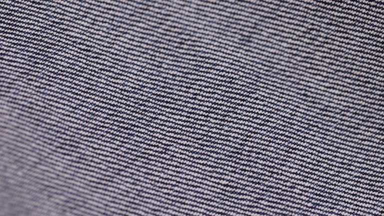 piece and elements of clothing made of blue denim