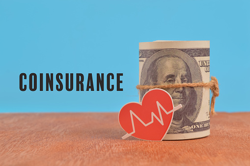 Coinsurance is a type of cost-sharing in health insurance where the insured individual pays a specified percentage of the cost of covered healthcare services