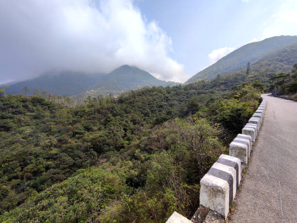 View of Mount Parker road, heading to the the second-highest peak in hong Kong island (532 metres)