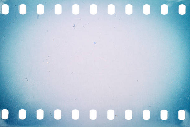 istock Dusty and grungy 35mm film texture or surface 2143066445