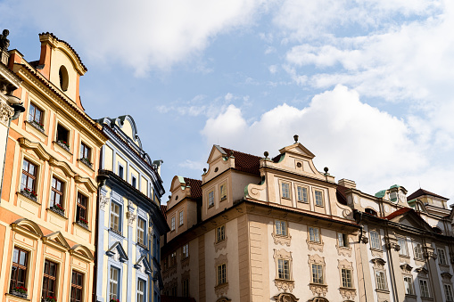 Tourist buildings of the city of Prague
