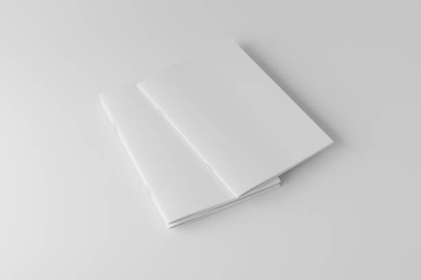 Blank magazine or brochure mockup