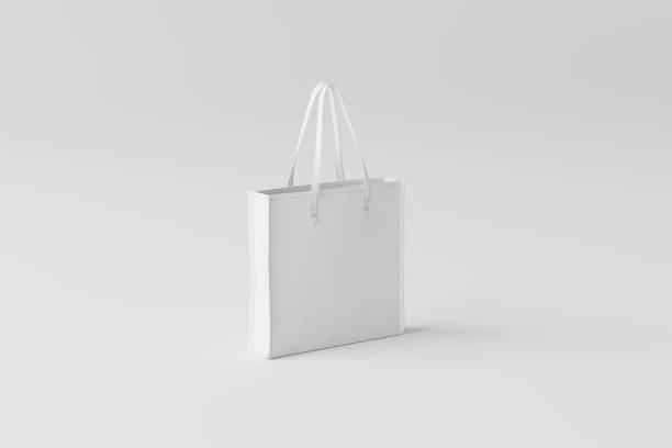istock Paper cardboard shopping bag mockup 2143242047