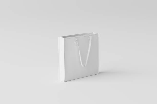 istock Paper cardboard shopping bag mockup 2143242059