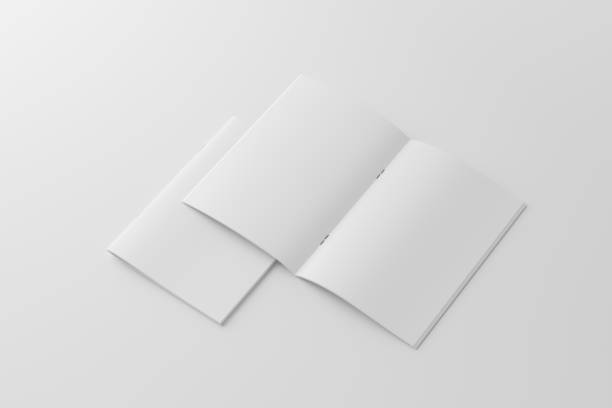 istock Blank magazine or brochure mockup 2143244341