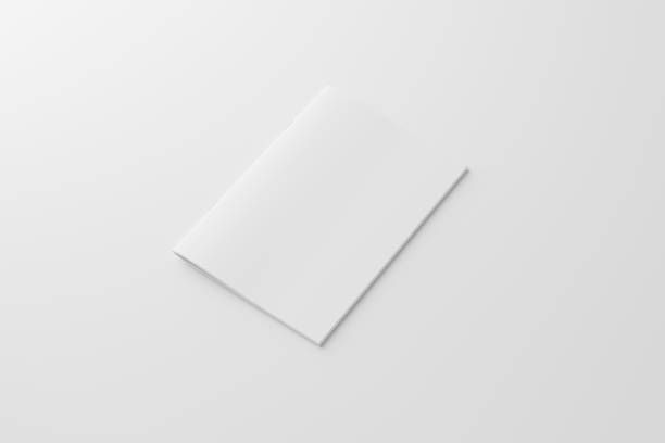 istock Blank magazine or brochure mockup 2143244348