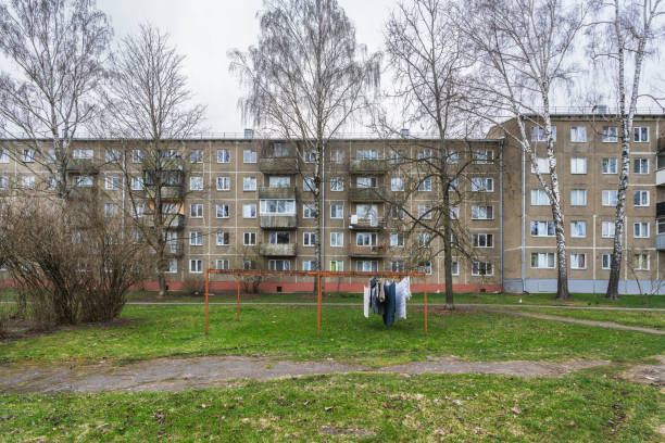 Soviet-era architecture, residential houses in Kengarags district