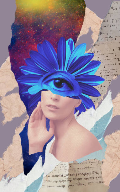 istock Woman in science. Female astrophysicist, fusion explore space, astronomical objects. Concept of travel 2143321848