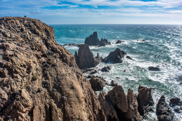 istock Coastal Cliffs at Arrecife De Las Sirenas, Cabo De Gata 2143375722