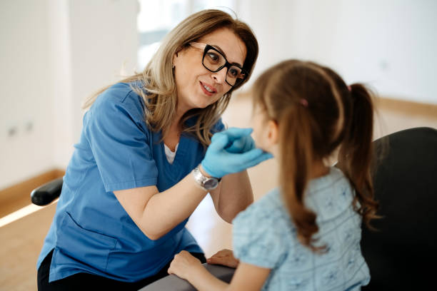 istock The girl at the dentist 2143378880