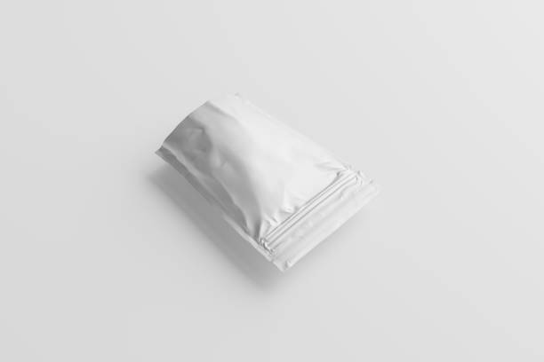 istock Aluminum foil standup pouch mockup 2143402895