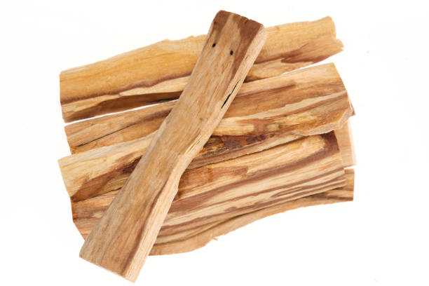 istock Palo Santo sticks, also called holy wood (Bursera graveolens), isolated on white background 2143411251