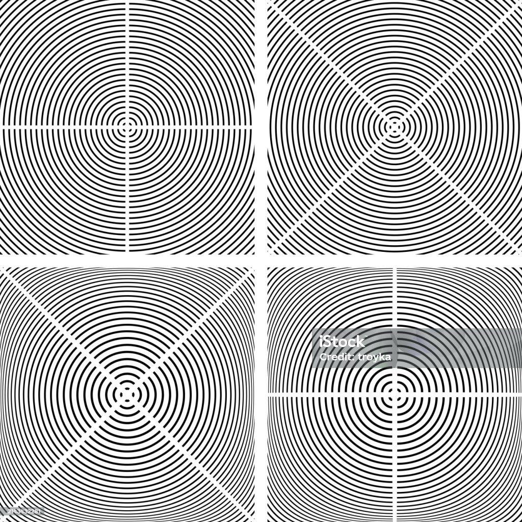 Simple Circular Line Pattern Circle Lines Patterns Abstract Geometric Textured Backgrounds Stock ...