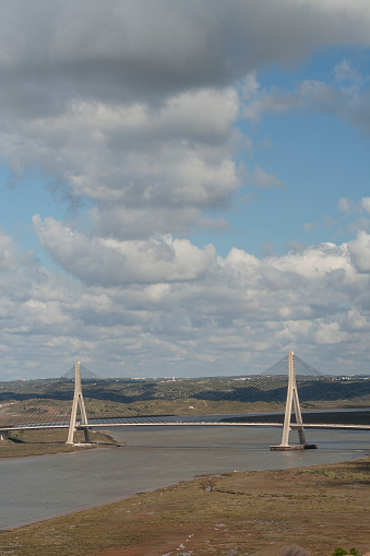 Guadiana International Bridge connecting southern Spain and Portugal