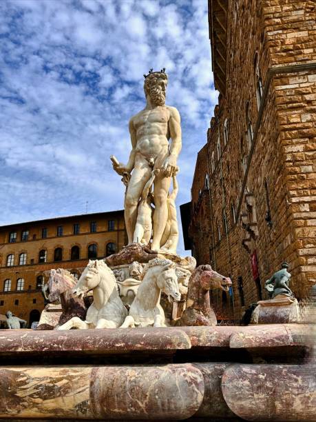 Neptune fountain in Firenze