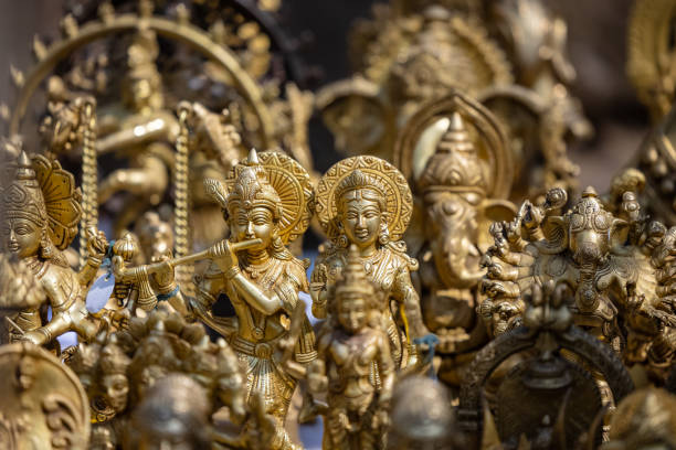 Indian Hindu wedding ceremony ritual items