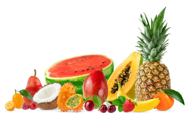 istock Assortment of fruits and berries. 2143648408