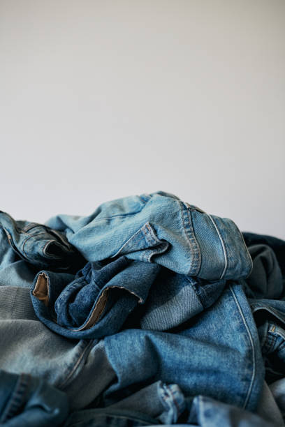istock A pile of denim jeans 2143789263