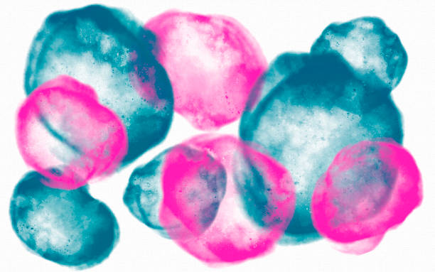 istock Watercolor Blobs Background - Vivid Colors 2143955221