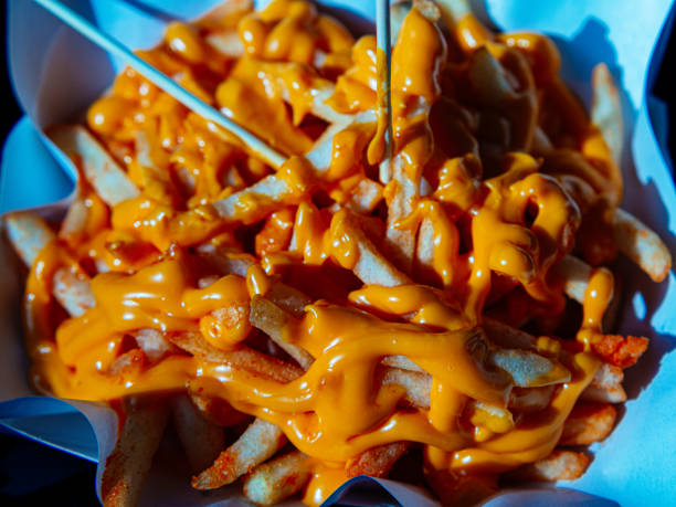 istock french fries with cheese 2144016531