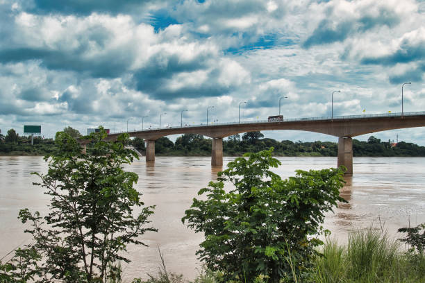 istock The Friendship Bridge over the Mekong River 2144082284