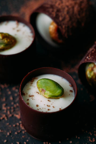 istock Sweets with cream and pistachios 2144085454