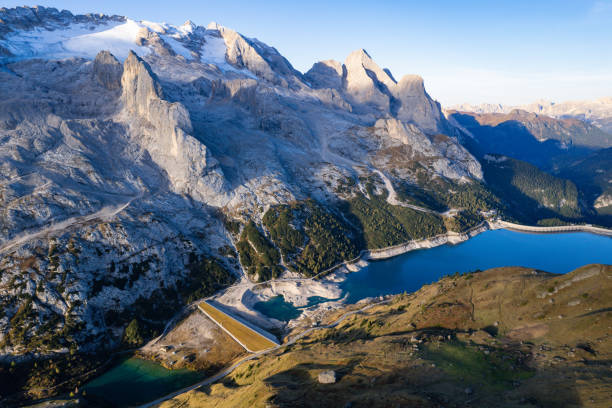 istock Marmolada and its glacier in the Dolomites Italy 2144098867