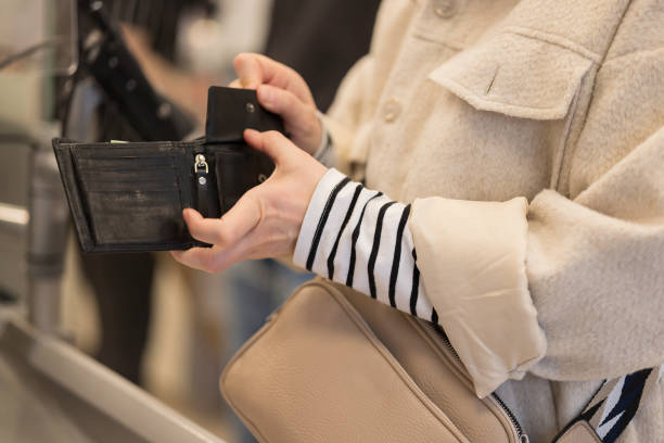relaxed mature woman shopping in a retail shop