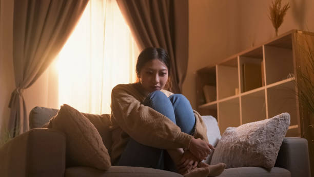 istock Depressed feelings upset woman disappointment 2144535947