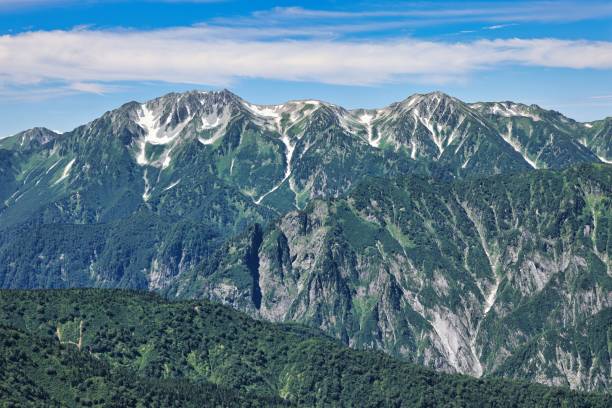 istock Tateyama mountain range in the Northern Alps in Japan 2144697556