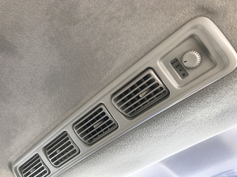Air-conditioning vent inside a car