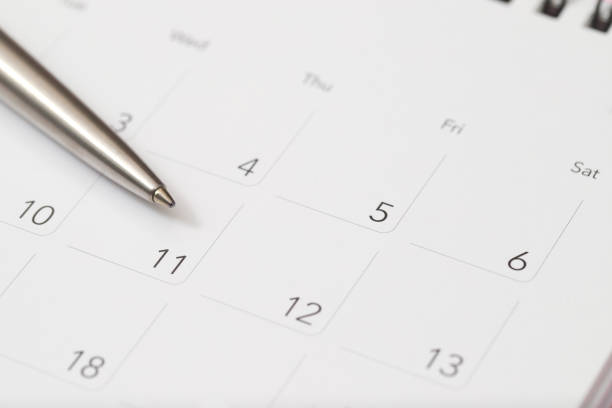 istock A pen with calendar mask on the 11th 2145101646