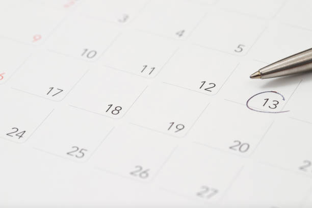istock A pen with calendar mask on the 13th 2145102122