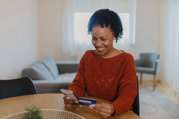 istock Happy women doing shopping online 2145230135