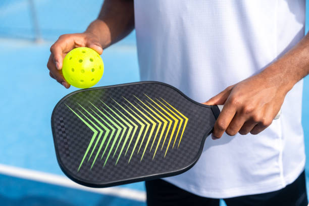 istock Unrecognizable close-up sportive man with pickleball equipment 2145260264