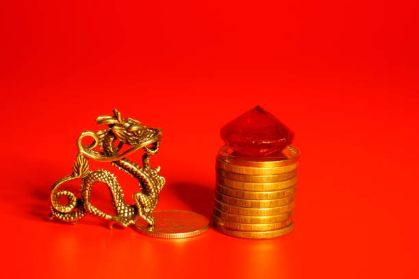 istock A statuette of a Chinese dragon. 2145347161