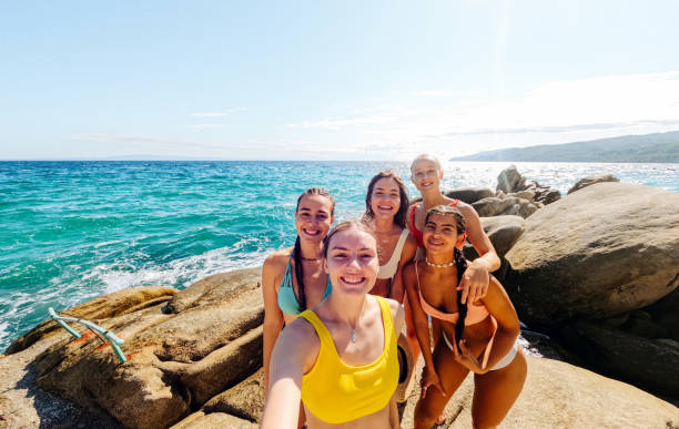 istock Spring break selfie with my girls 2145389465