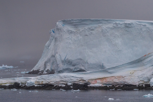 Arctic. Ice of the Arctic Ocean off the coast of Chukotka.