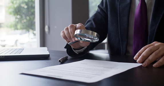 Businessman Signing Contract In The Office