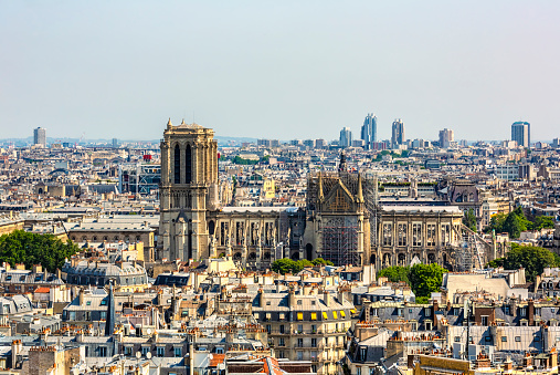 Skyline Paris with Notre Dame