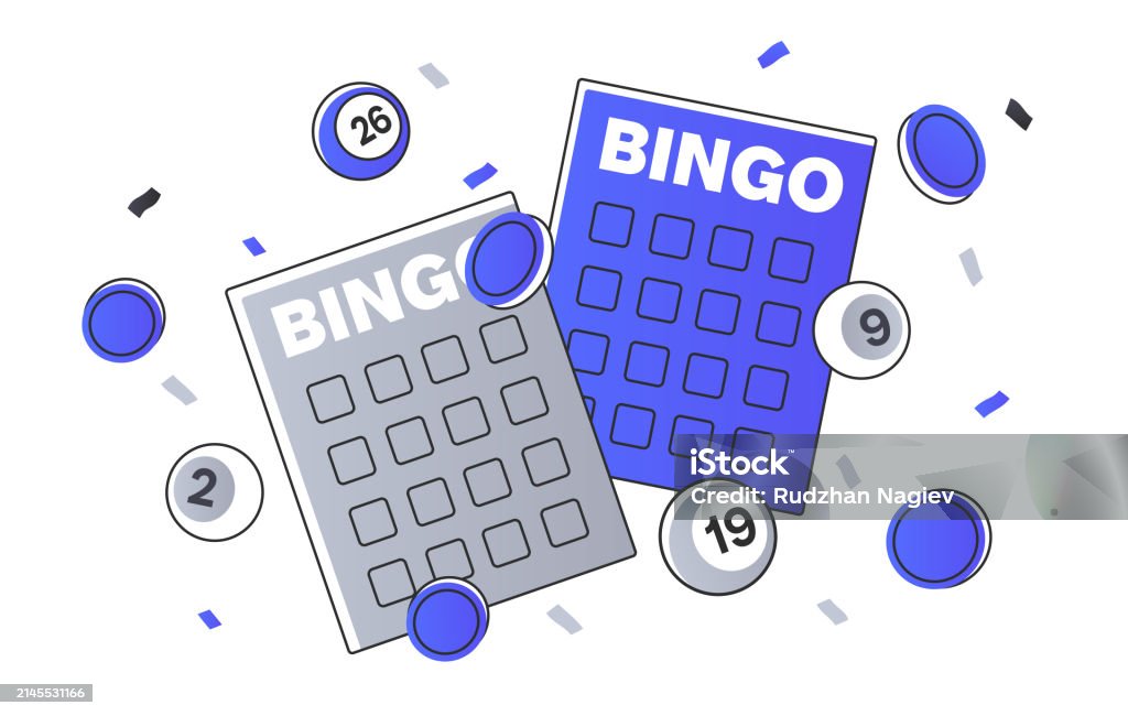 Simple Bingo Graphics Bingo Game Vector Simple Concept Stock Illustration - Download Image ...