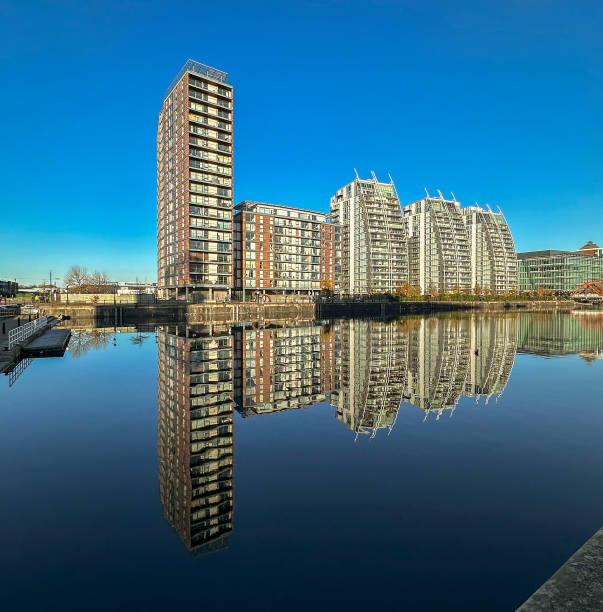 istock Salford Quays Manchester 2145752781