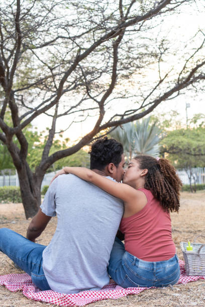 istock Kiss in the Sunset Glow 2145923471