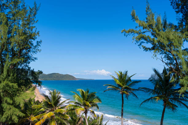 caribbean coast at punta tuna in manaubo of southeastern puerto rico