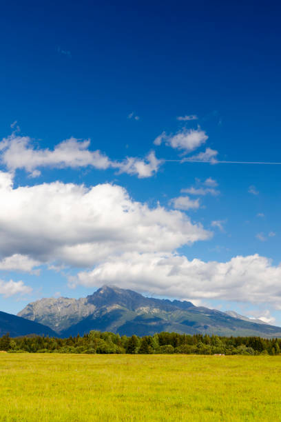 High Tatras with the dominant mountain Krivan, Slovakia