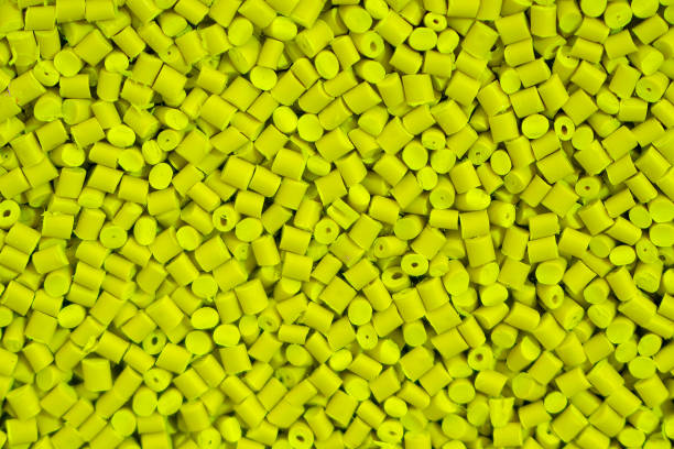 istock The pile of green pellets materials for plastic injection process. 2145984318
