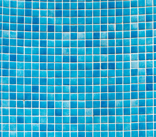 istock Small blue tile tiles on the wall. Texture 2146006213