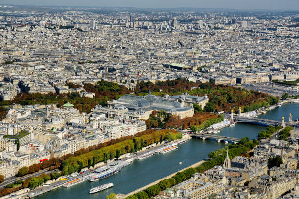 istock The aerial view of Paris from Eiffel Tower 2146067437