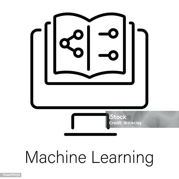 Machine Learning Stock Illustration - Download Image Now - Book ...