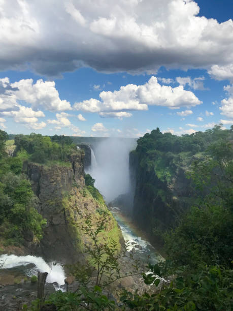 istock Victoria Falls,  Mosi-Oa-Tunya waterfall, Zimbabwe 2146110788